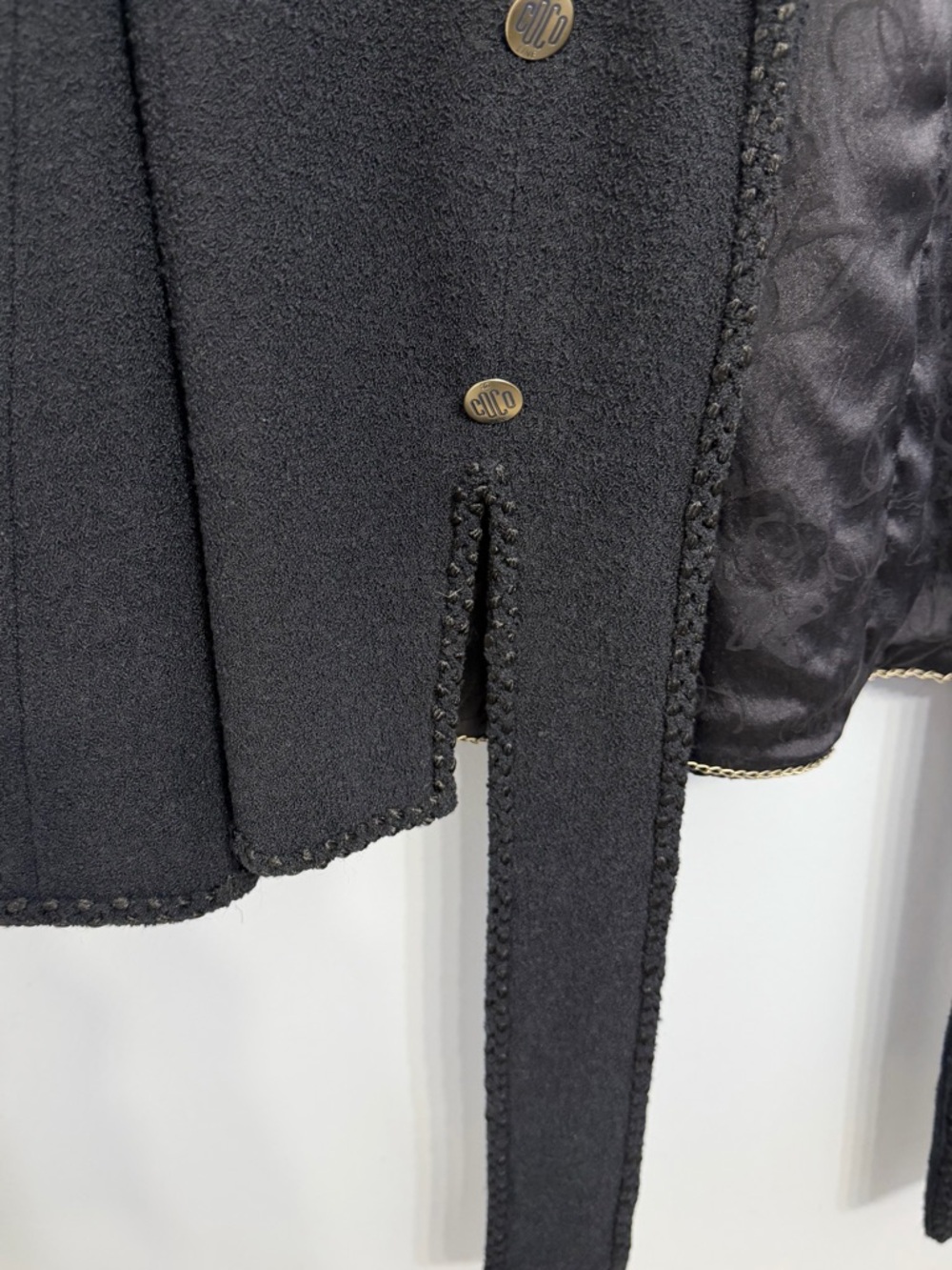 CHANEL Midnight Blue Press Sample Jacket, Size 38 - Picture 3 of 14